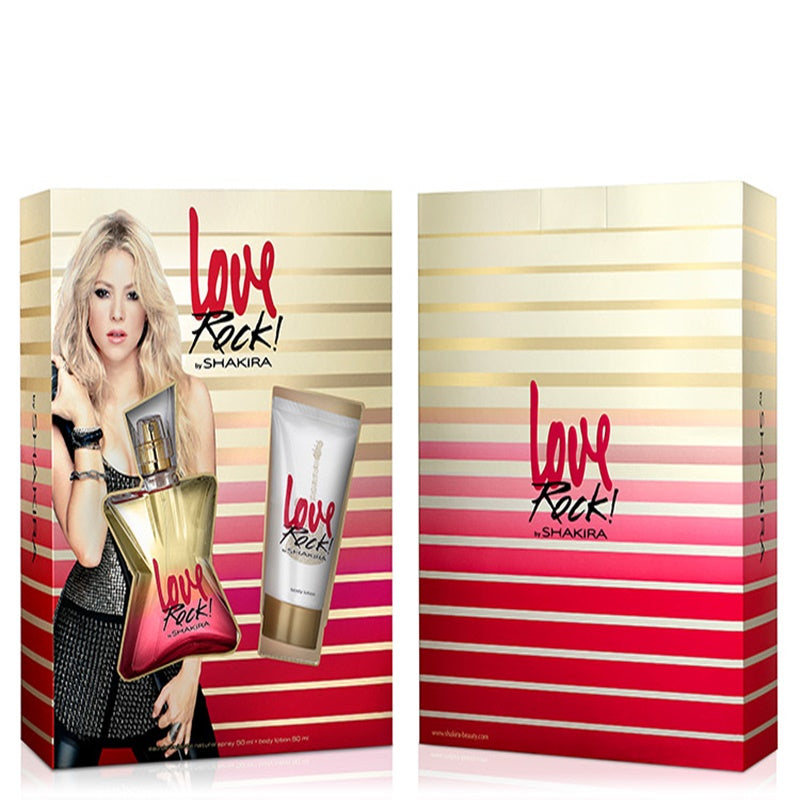 Love Rock Estuche 80ML EDT + 80ML Body Lotion Mujer Shakira
