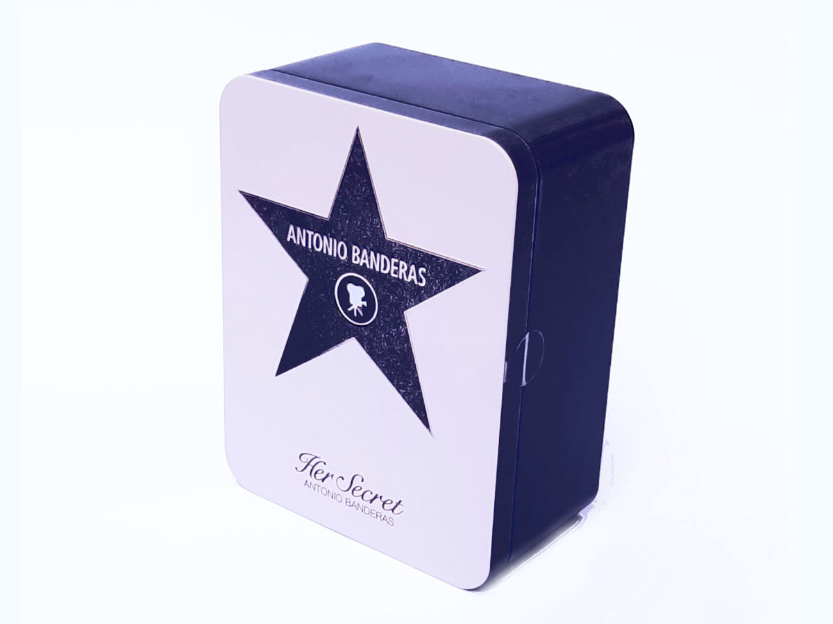ESTUCHE HER SECRET METALLIC BOX 80ML EDT + 10ML
