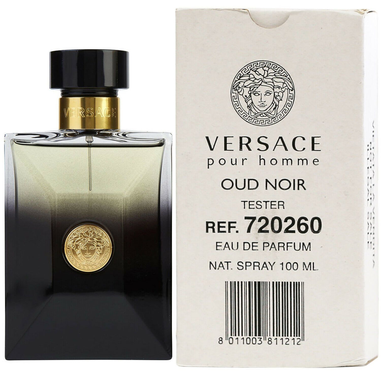 Versace Oud Noir Tester Edp 100 Ml Hombre .