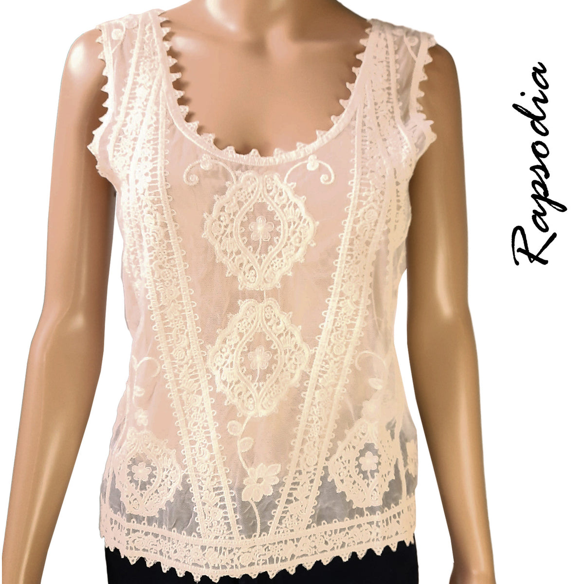 Blusa Rapsodia Top Arago Crudo