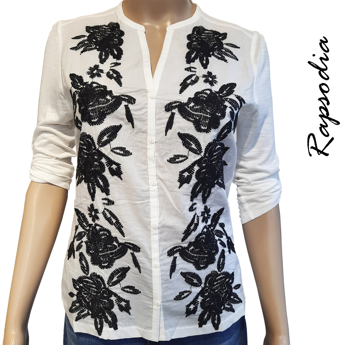 Blusa Rapsodia Kiki Negro