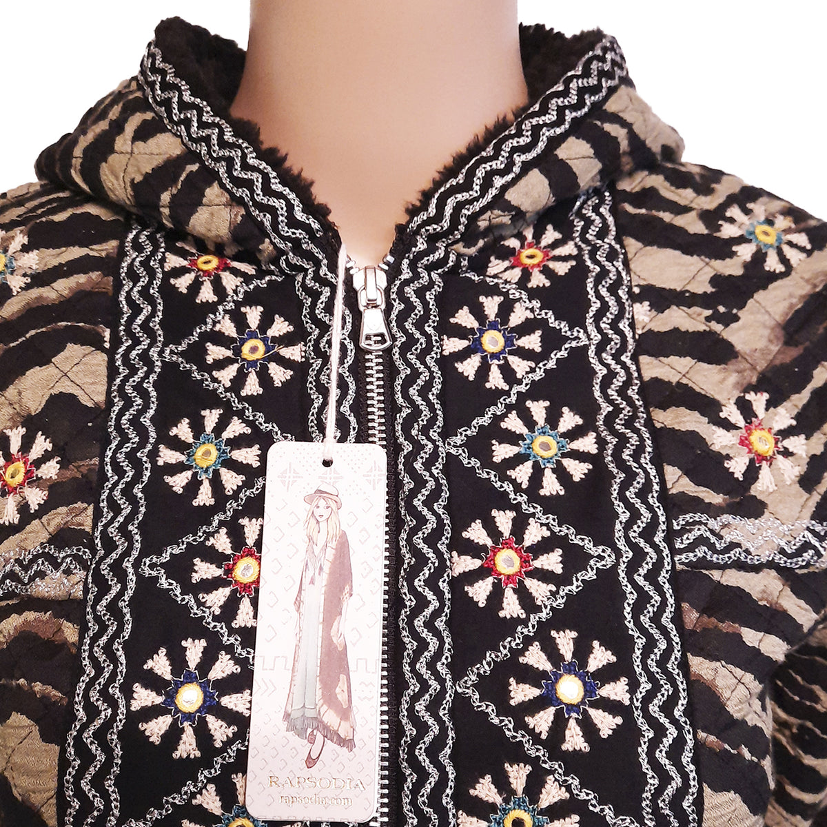 Chaqueta Rapsodia Deka Animal Beige