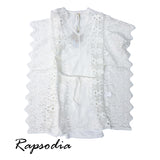 Vestido Rapsodia Corto Ademia Blanco
