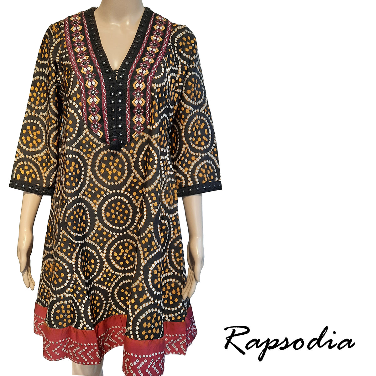 Vestido Rapsodia Zhara Russia Negro