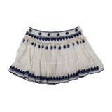 Falda Rapsodia  Corta Blanca Antonia Azul