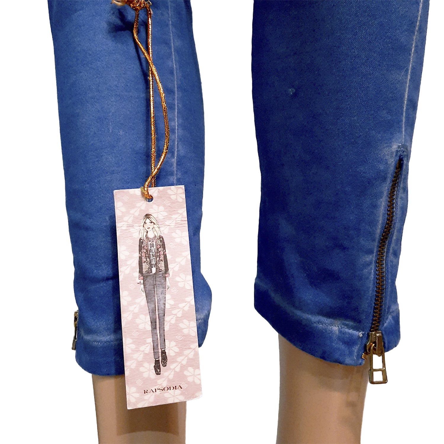 Jeans Rapsodia Ankle Pigment Dye Azul