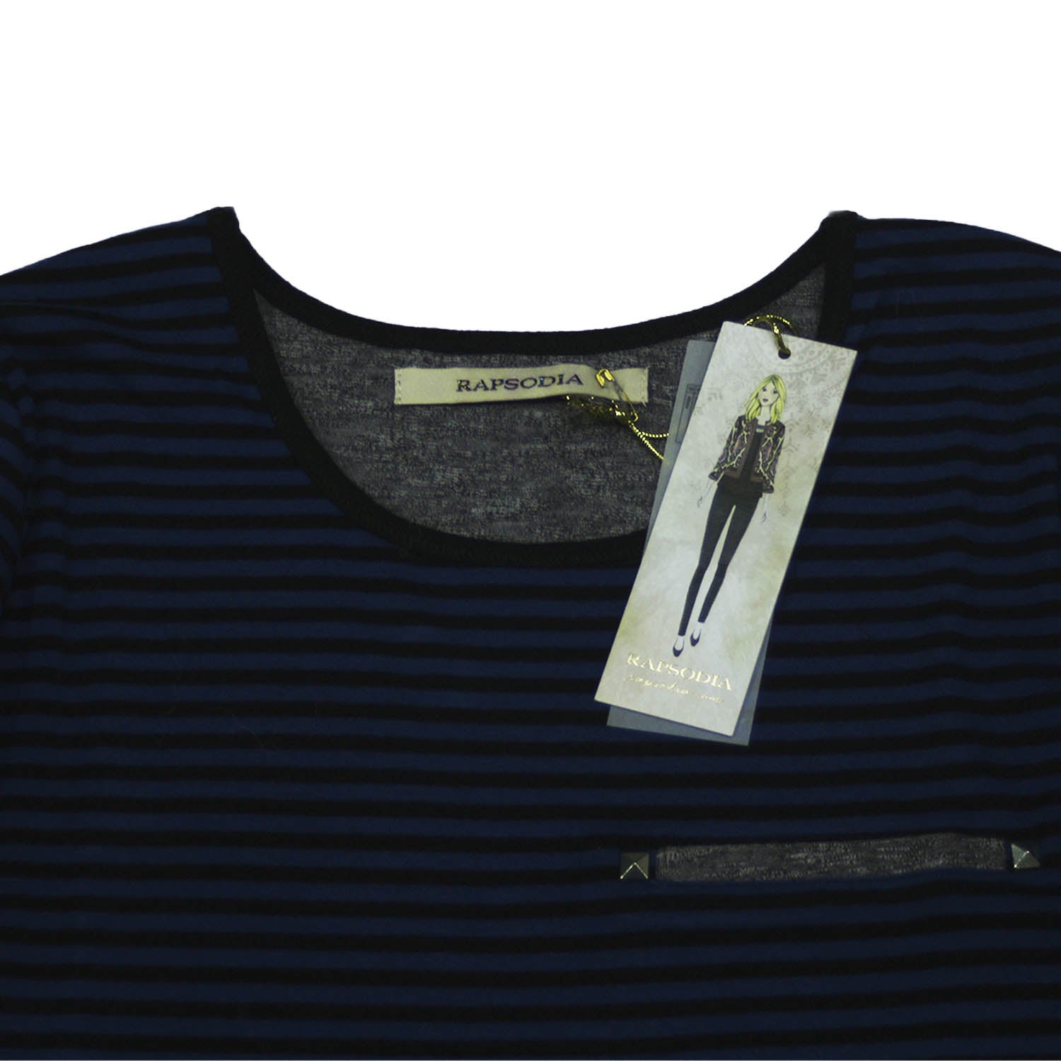 Polera Rapsodia Fly Stripes Azul