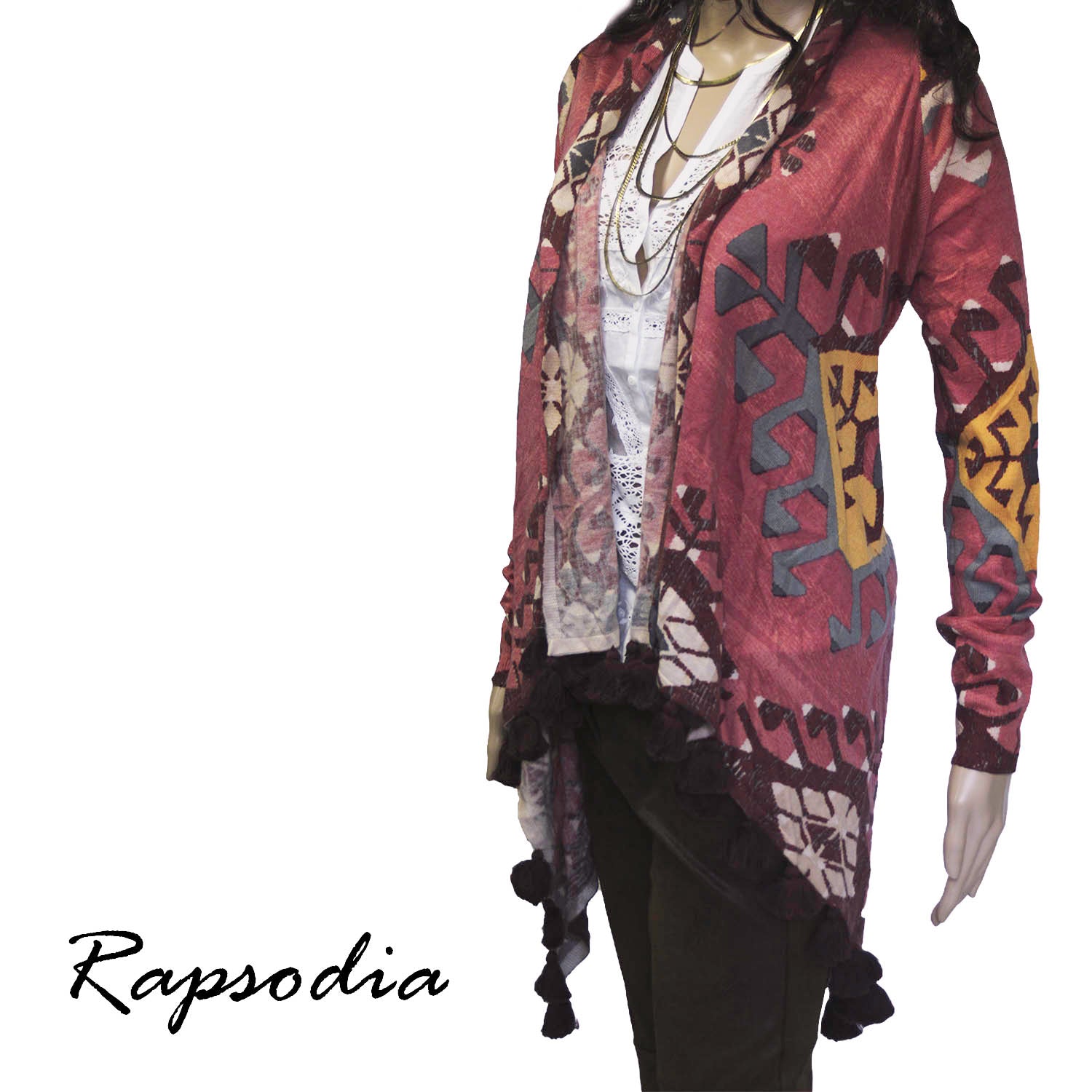 Sweater Rapsodia Kilim Bordo