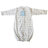 Saquito de Dormir Babycottons humita convertible Blanco Kaki