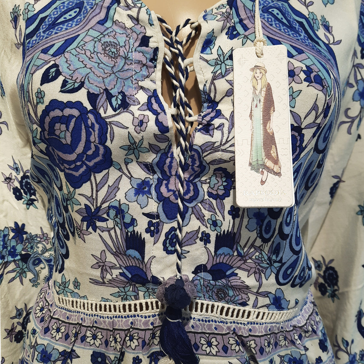 Blusa Rapsodia Okinawa Azul