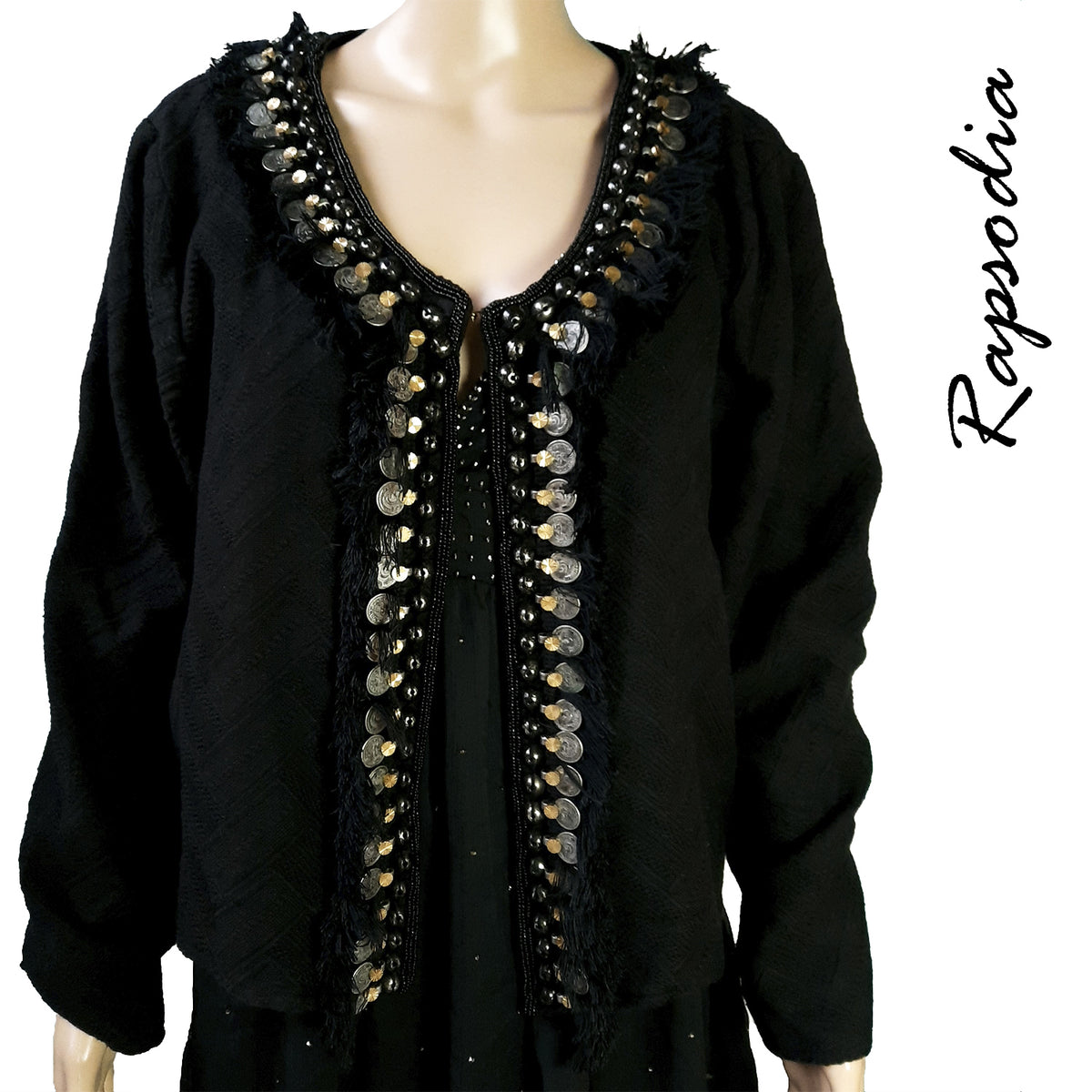 Chaqueta Rapsodia New Rema Shiraia Negro