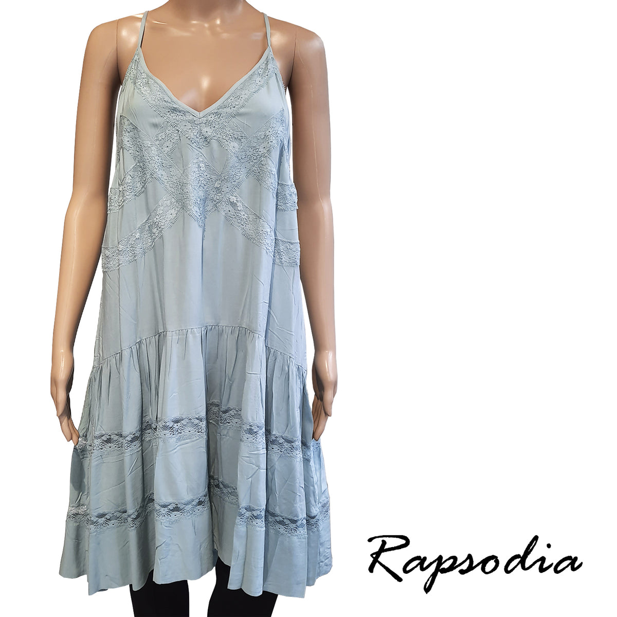 Vestido Rapsodia Bronx Acqua