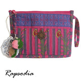 Cosmetiquero Rapsodia Flat Floral Fucsia