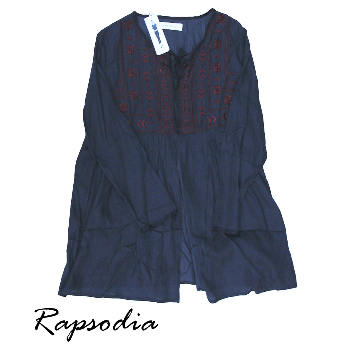 Blusa Rapsodia Tanzania Negro