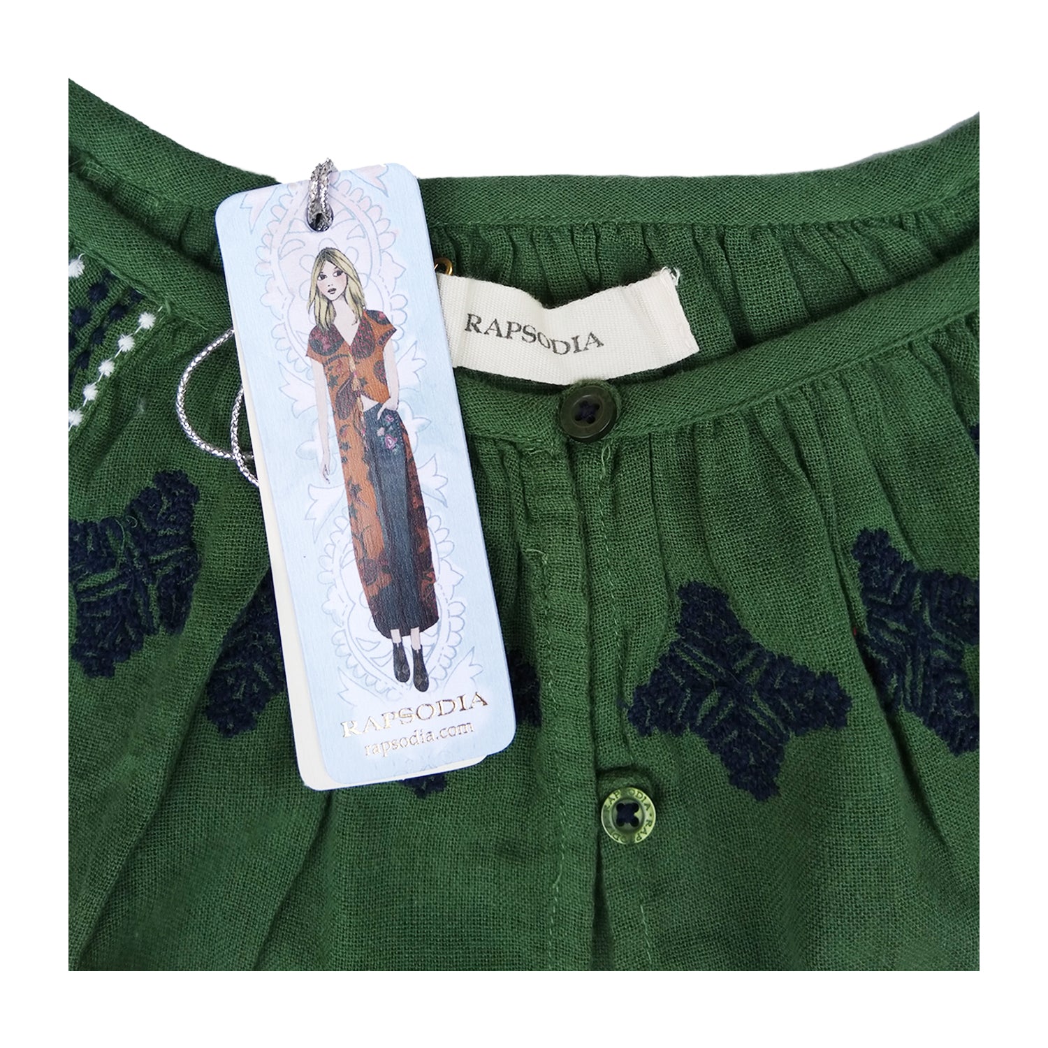 Blusa Rapsodia  Demitri Verde