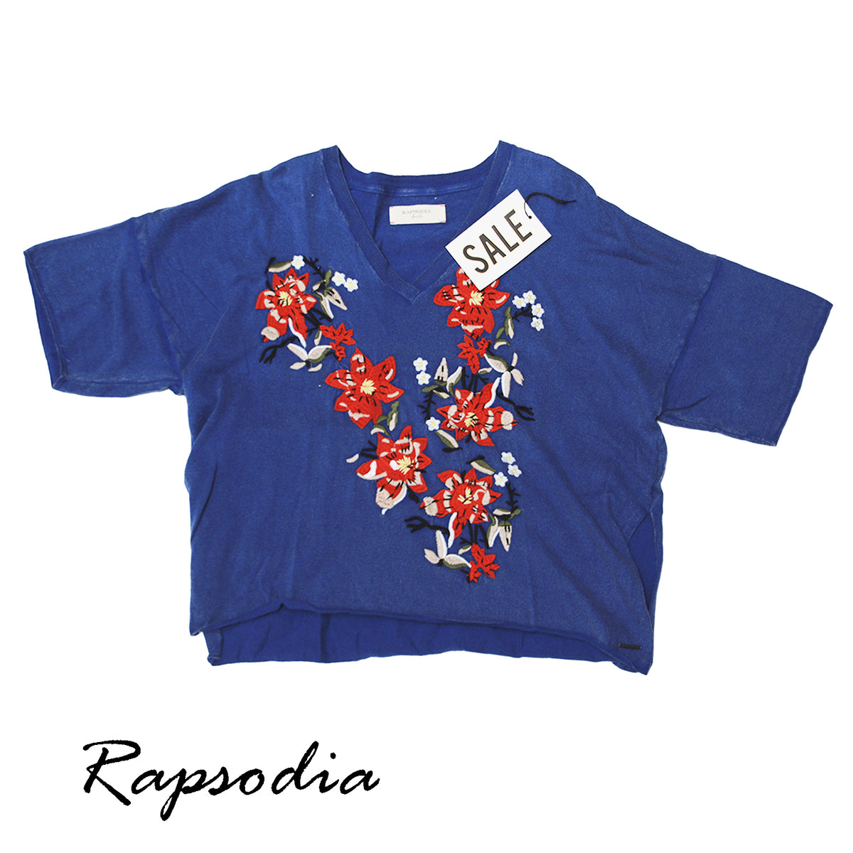 Sweater Rapsodia  Florita Azul