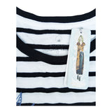 Polera Rapsodia  Rem Scot Blanco Negro