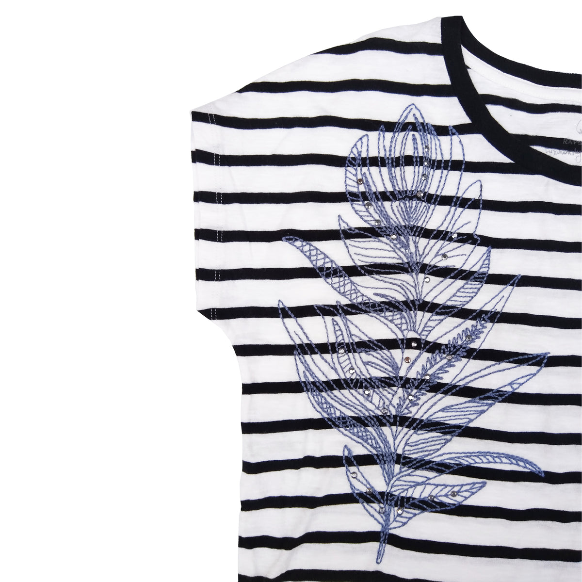 Polera Rapsodia  Rem Scot Blanco Negro