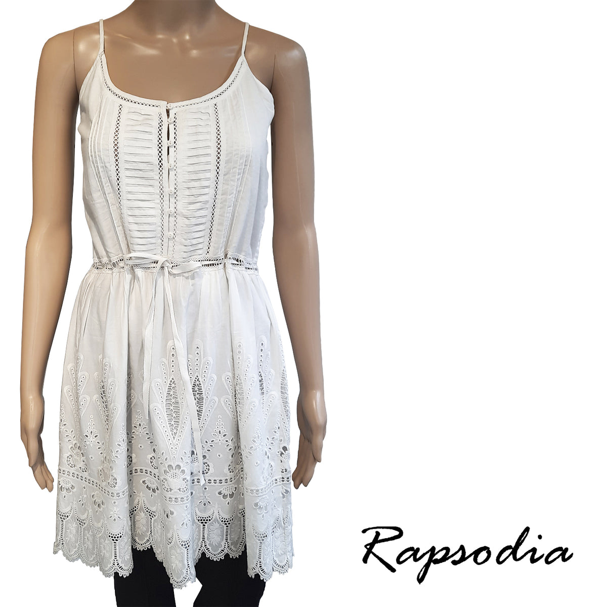 Vestido Rapsodia Praderas Chin Blanco