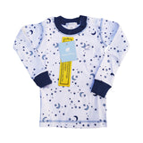 Pijama Babycottons Blanco Azul