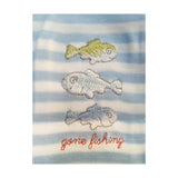 Pijama Fishing Blanco Celeste