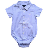 Body Camisa Babycottons BB Celeste