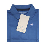 Polera Babycottons C/Polo MC Azul Francia