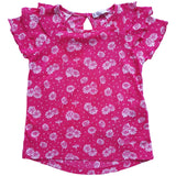 Camiseta Babycottons Daisies MC Fucsia