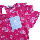 Camiseta Babycottons Daisies MC Fucsia