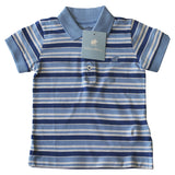 Remera Babycottons C/Polo Hawaii Ray MC Celeste