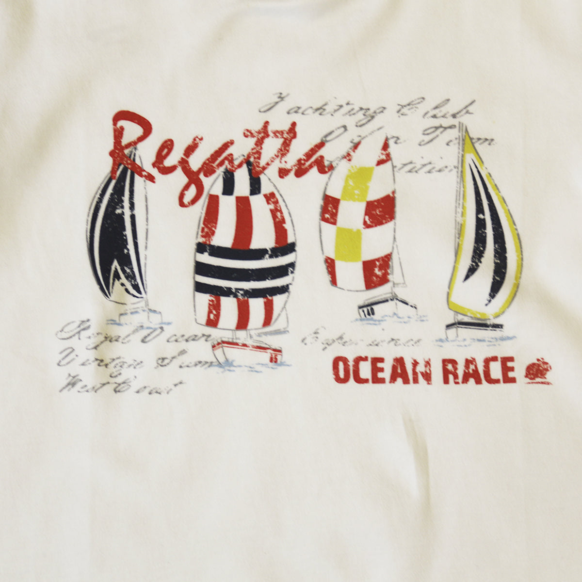 Camiseta Babycottons MC Regatta C/Est Blanco