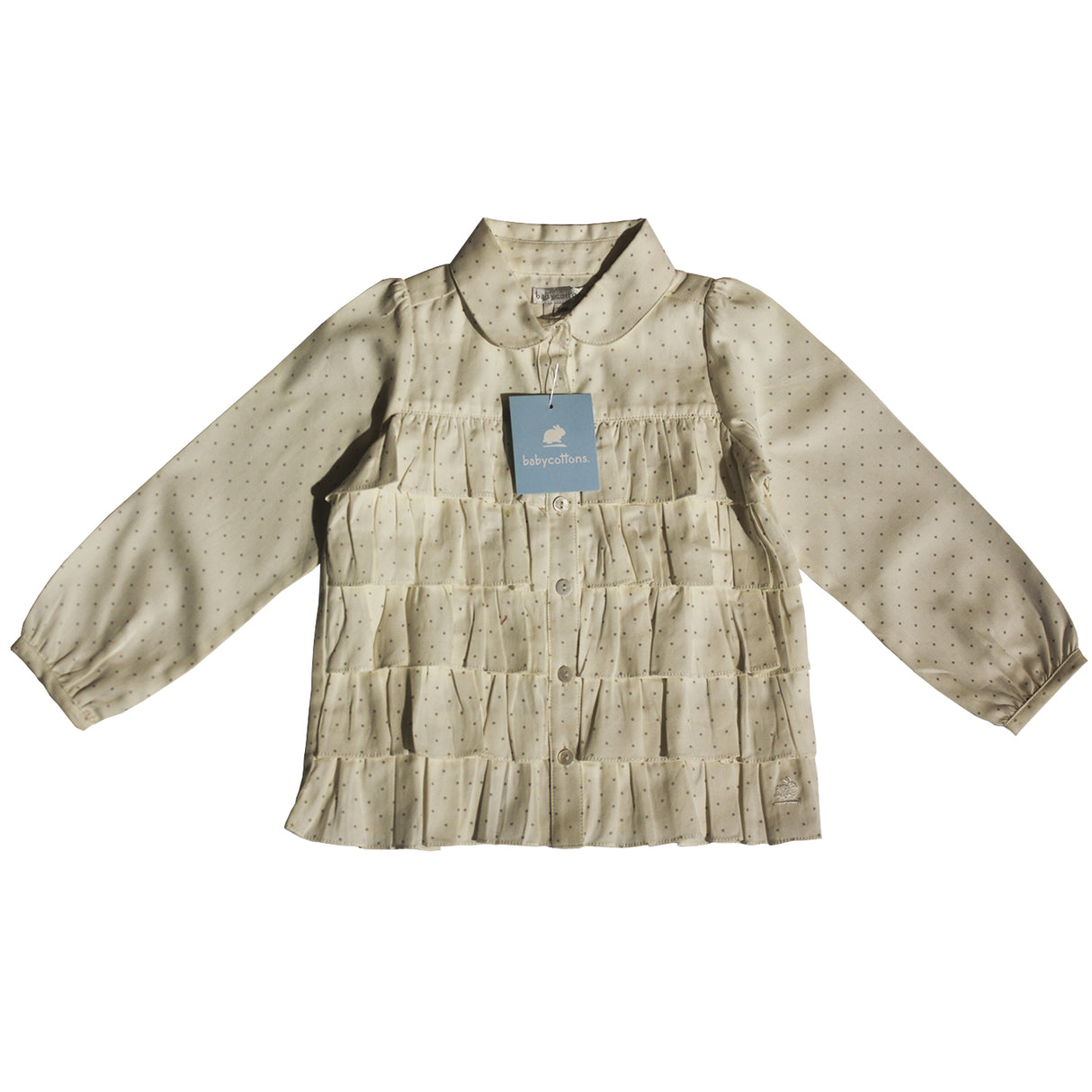 Blusa Babycottons Volados Dionne Estampado