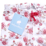 Leggings Babycottons Angelina Blanco y Rosa