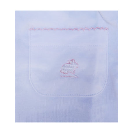Enterito  Babycottons Basic CBB S Pie Blanco Rosa
