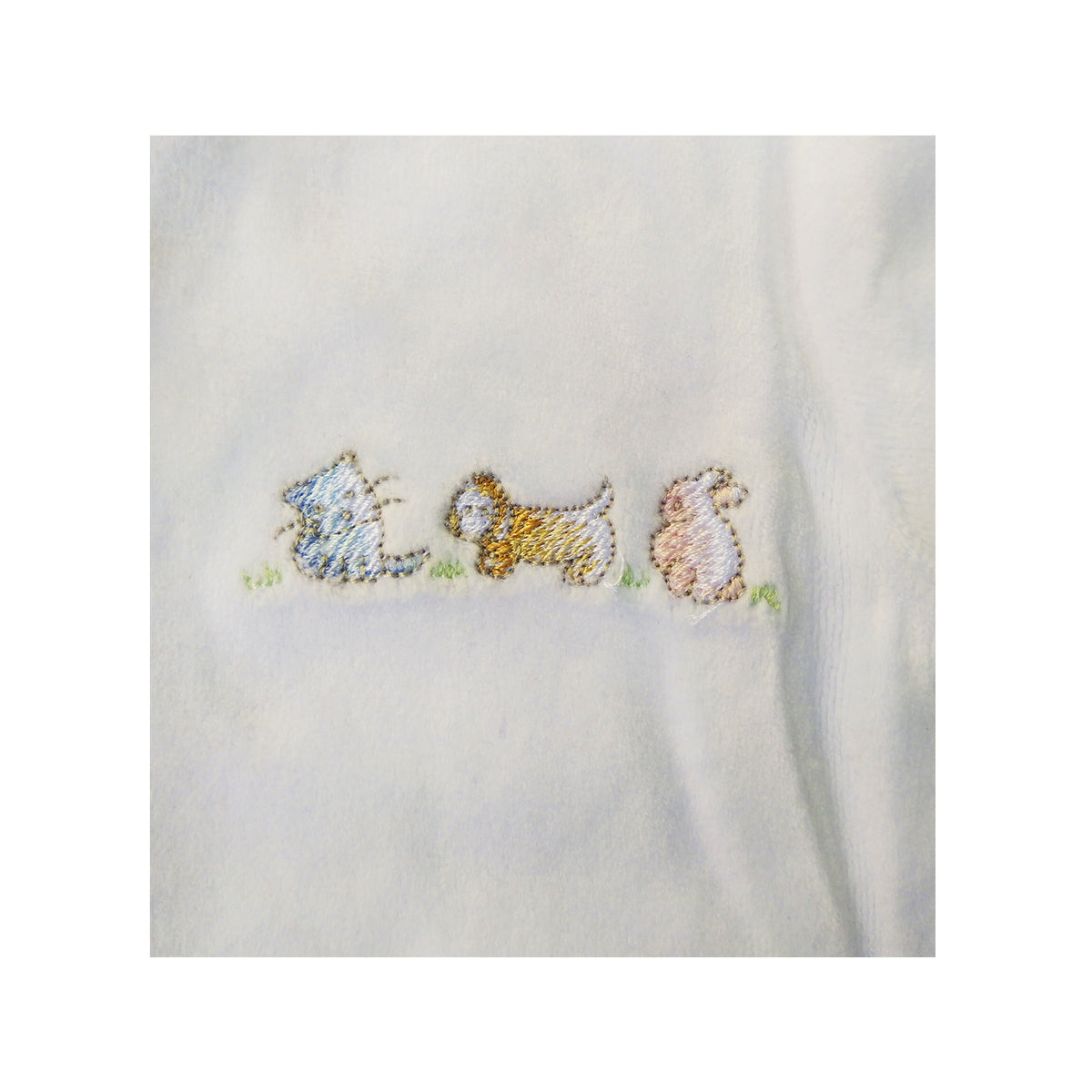 Enterito Babycottons Rever Plush Pets Blanco