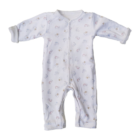 Enterito Babycottons Rever Plush Pets Blanco