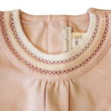 Enterito Babycottons Vainilla MC Rosa