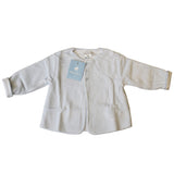 Cardigan Babycottons Plush Celeste