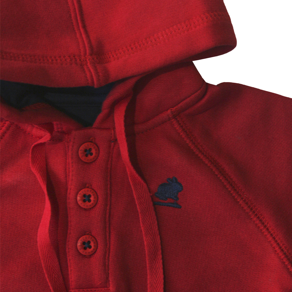 Sweater Bzo Babycottons C Cap Frisa W Colors Rojo