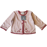 Cardigan Babycottons Forrado Oriente Mei Rosa