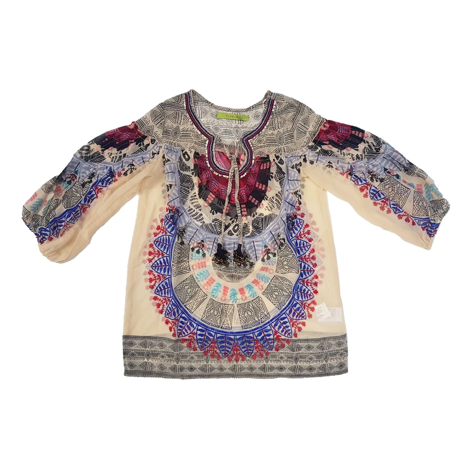 Blusa Rapsodia  Nina Willow Crudo
