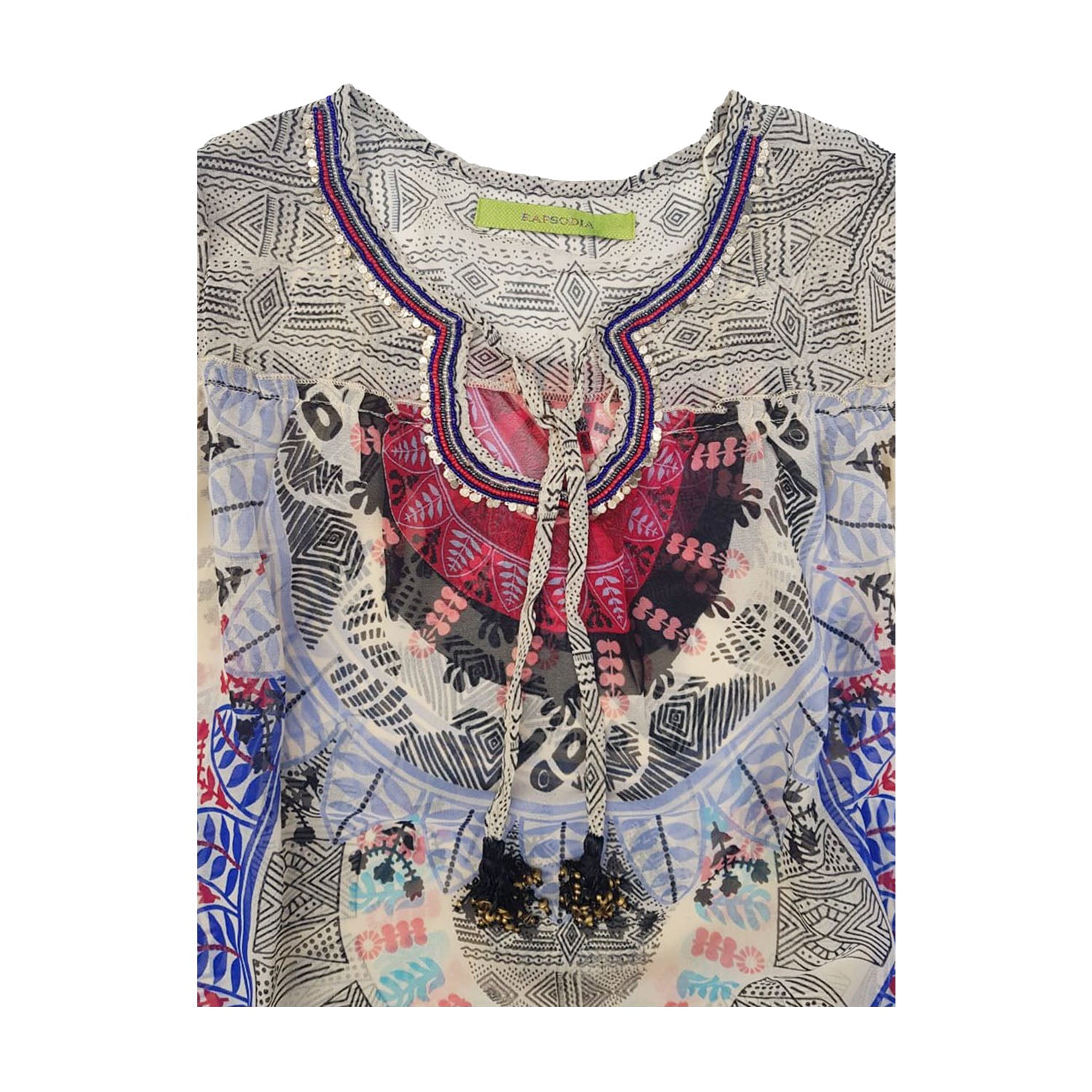 Blusa Rapsodia  Nina Willow Crudo