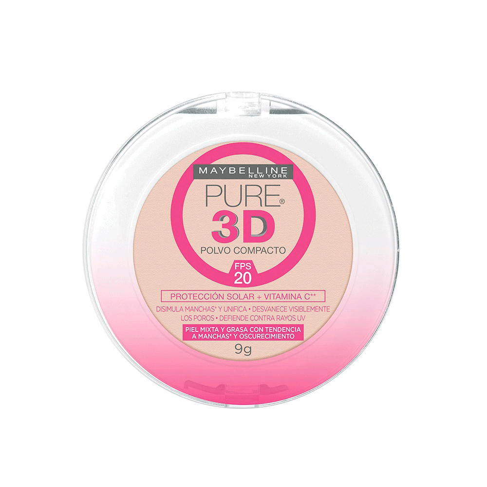 Polvo Pure 3D 230 Claro Maybelline