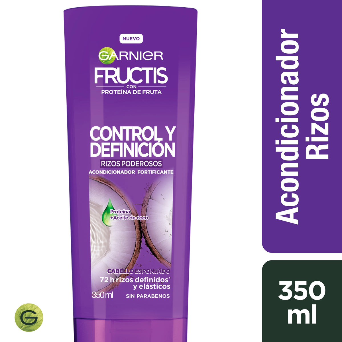 Fructis Rizos Ctrl Y Def Aco 350 ml