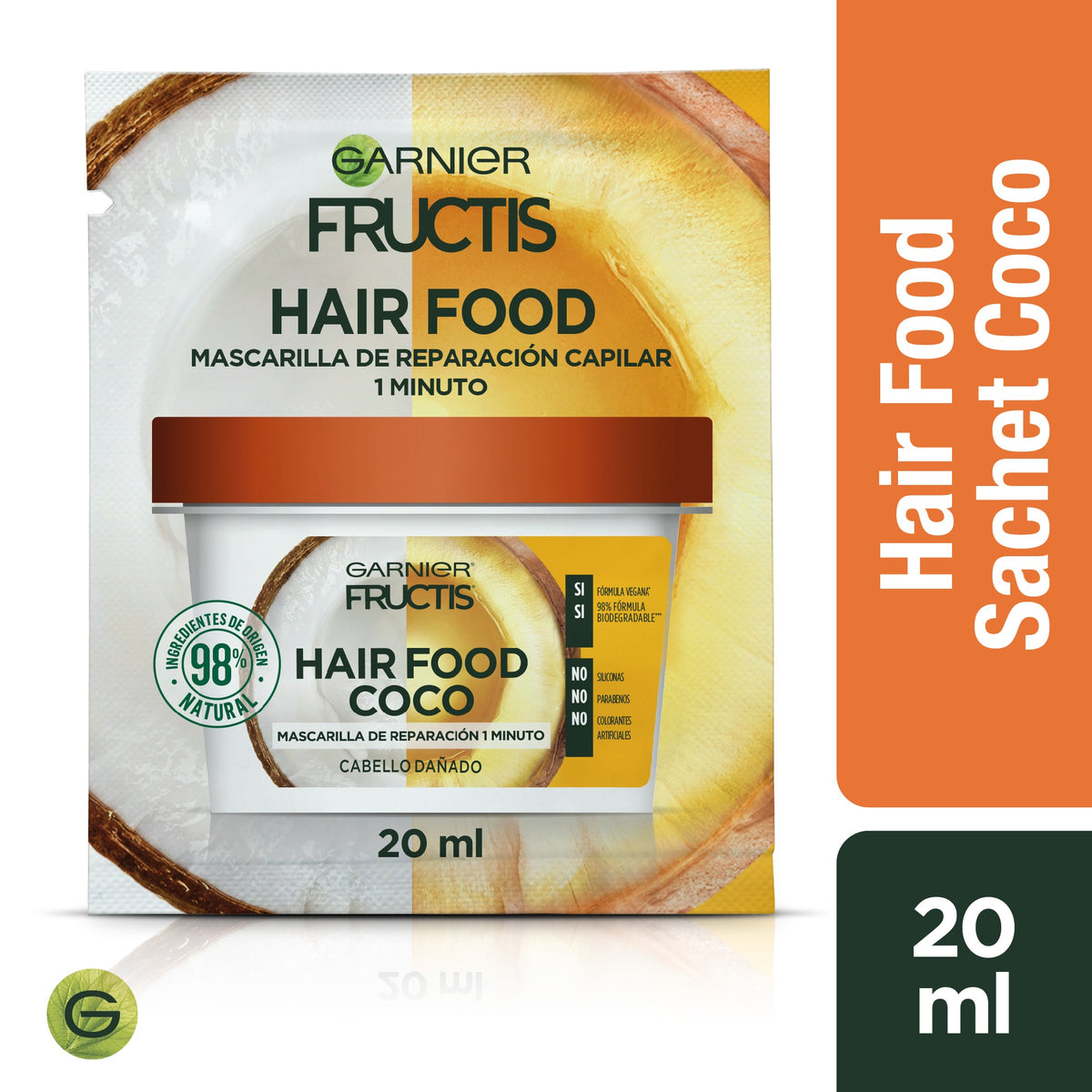 Fructis Hair Food Ct Coconut Sch 20 ml