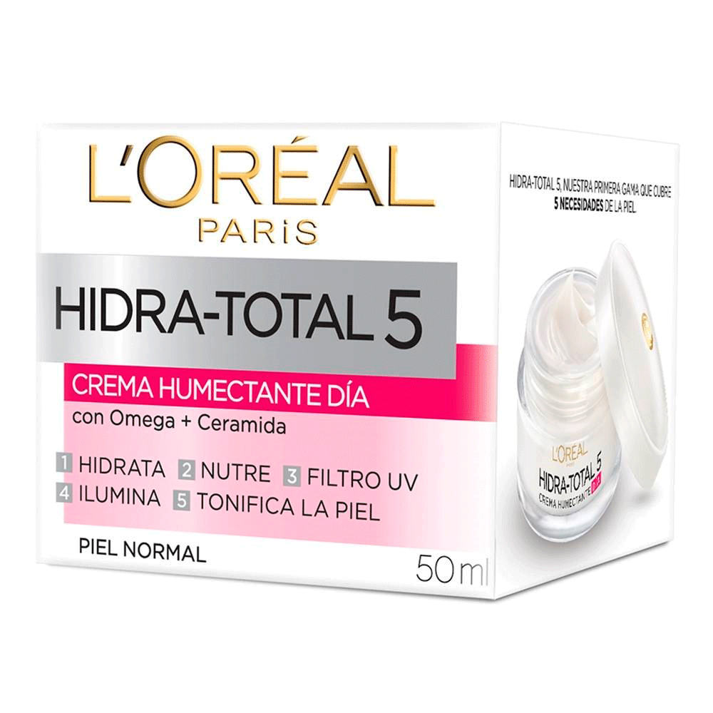 Crema De Día Hidratante Hidra-Total 5 50 Ml L&#39;Oréal Paris