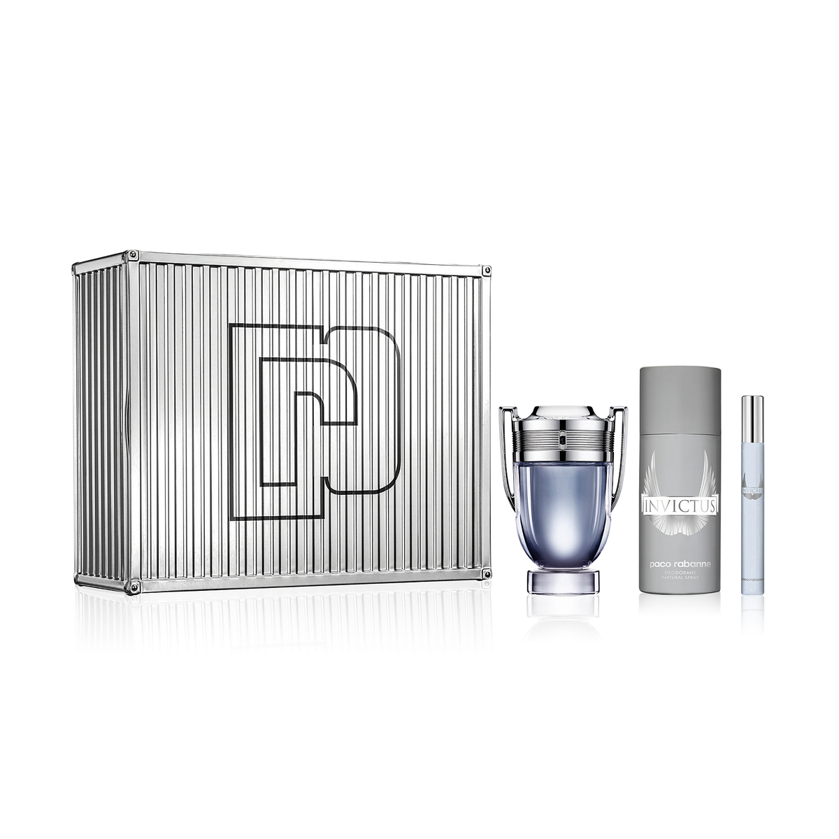 Estuche Invictus Edt 50ml+150ml Deo+10ml mini Hombre