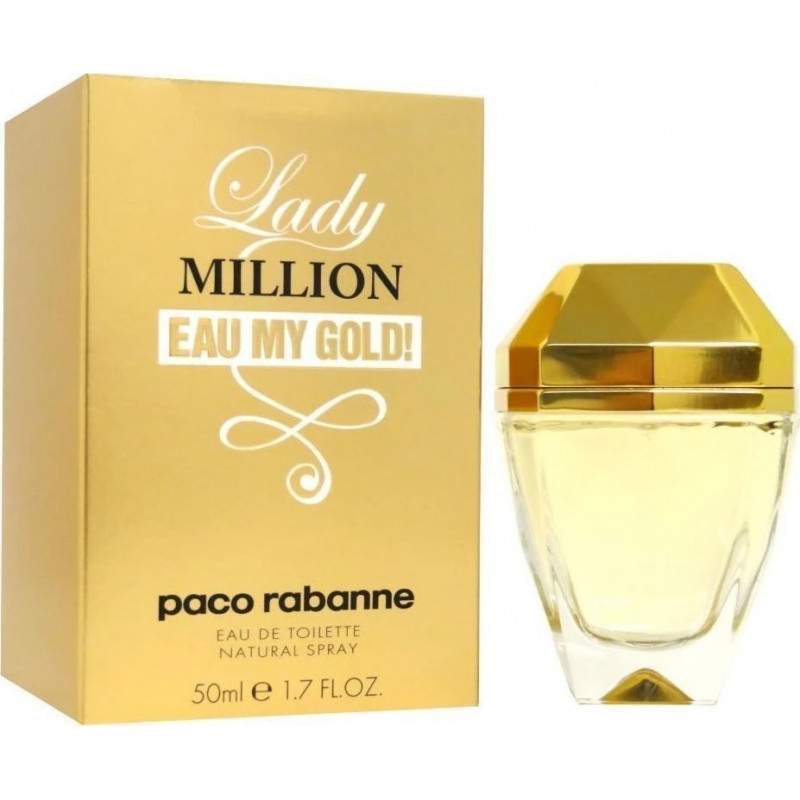 Lady Million Eau My Gold 50ml Edt Mujer