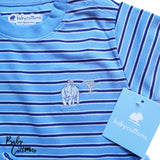 Pijama Babycottons MC de Short Safari Celeste