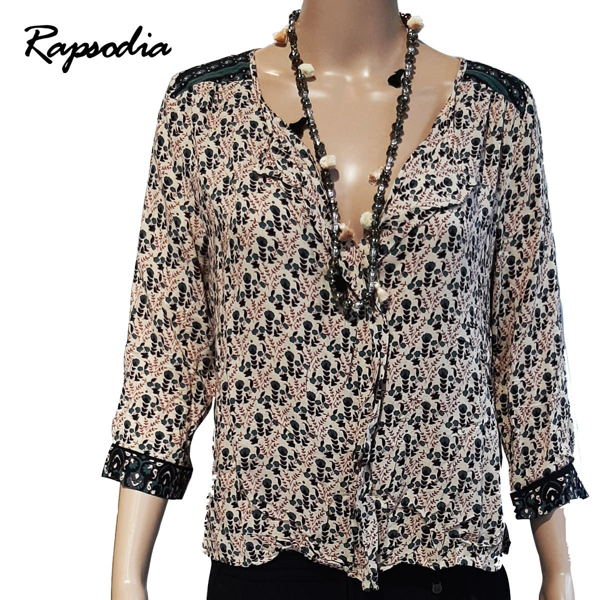 Blusa Rapsodia Madagascar Crudo